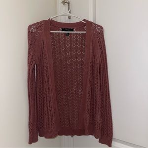 Forever 21 Open Knit Pointelle Cardigan